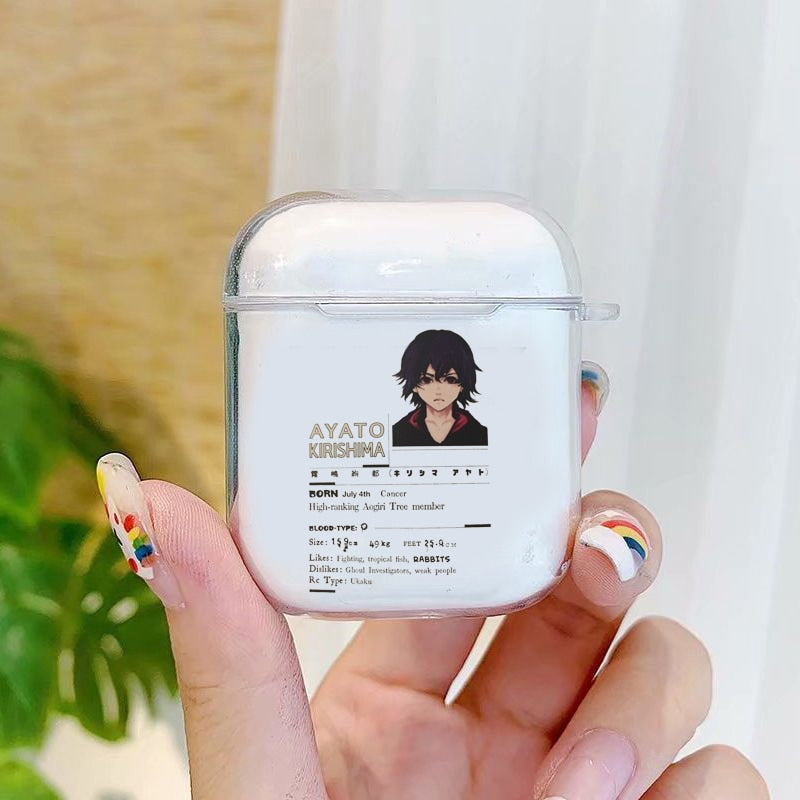 White Tokyo Ghoul Case for Airpods