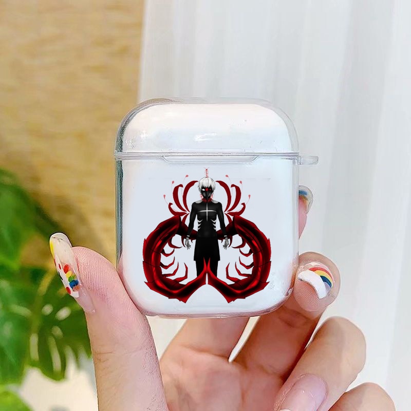 White Tokyo Ghoul Case for Airpods