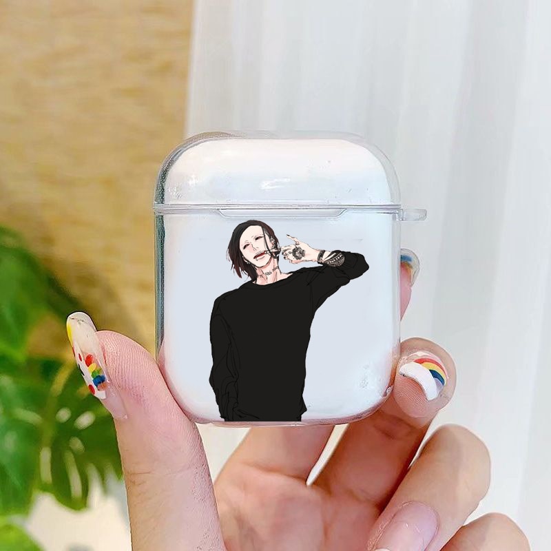 White Tokyo Ghoul Case for Airpods