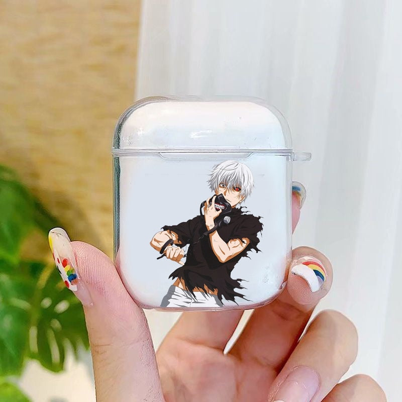 White Tokyo Ghoul Case for Airpods