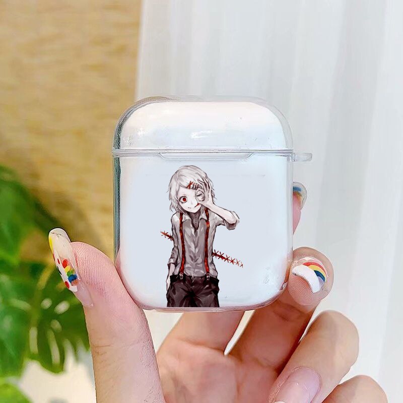 White Tokyo Ghoul Case for Airpods