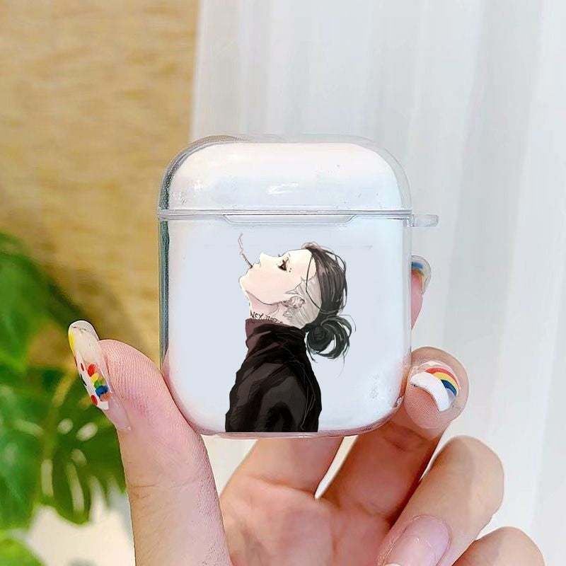 White Tokyo Ghoul Case for Airpods