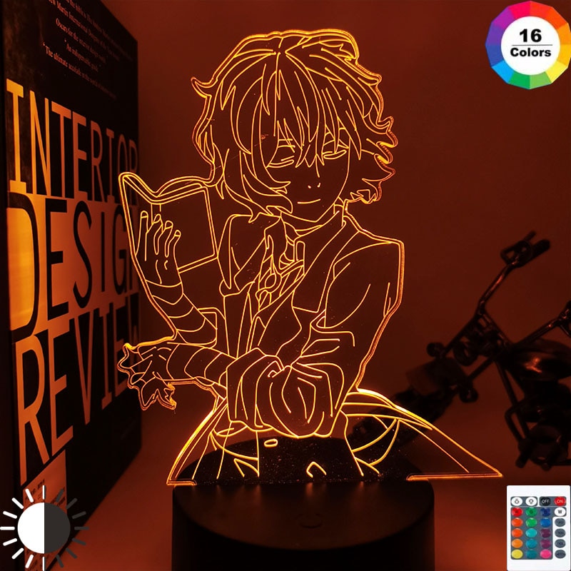 Bungo Stray Dogs Osamu Dazai LED Lamp